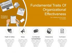 Fundamental traits of organizational effectiveness presentation graphics