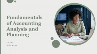Fundamentals Of Accounting Analysis And Planning PPT Demonstration AT