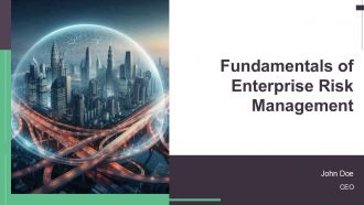 Fundamentals Of Enterprise Risk Management PPT Slides AT