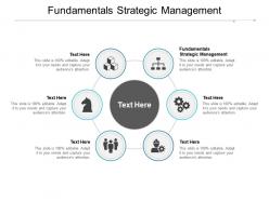 Fundamentals strategic management ppt powerpoint presentation model design ideas cpb