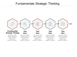Fundamentals strategic thinking ppt powerpoint presentation file influencers cpb