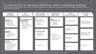 Fundamentals To Develop Effective Online Marketing Strategy Growth Marketing Strategies