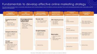 Fundamentals To Develop Effective Social Media Marketing For Online Retailers