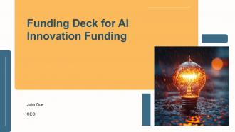 Funding Deck For AI Innovation Funding PPT Slides ST AI