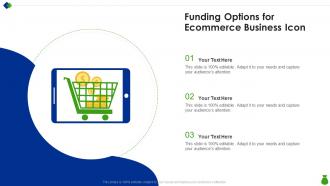 Funding Options For Ecommerce Business Icon