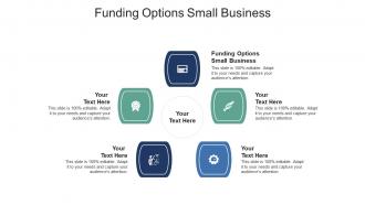 Funding options small business ppt powerpoint presentation visual aids gallery cpb