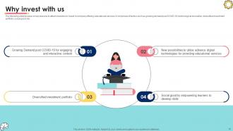 Funding Pitch Deck For Education And Learning Company Ppt Template Interactive Impactful