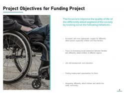 Funding project proposal powerpoint presentation slides