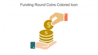 Funding Round Coins Colored Icon In Powerpoint Pptx Png And Editable Eps Format