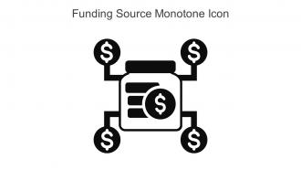 Funding Source Monotone Icon In Powerpoint Pptx Png And Editable Eps Format