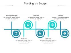 Funding vs budget ppt powerpoint presentation styles diagrams cpb