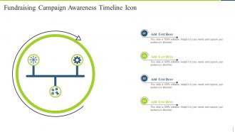 Fundraising Campaign Awareness Timeline Icon