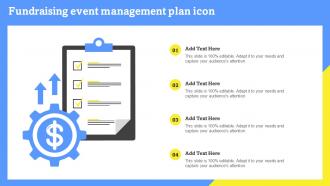 Fundraising Event Management Plan Icon