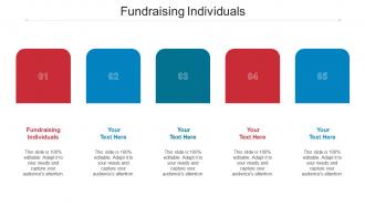 Fundraising Individuals Ppt Powerpoint Presentation Visual Aids Cpb
