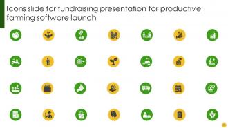 Fundraising Presentation For Productive Farming Software Launch Ppt Template Visual Pre-designed