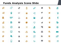Funds Analysis Icons Slide Investment Ppt Powerpoint Presentation Infographics Slide Portrait