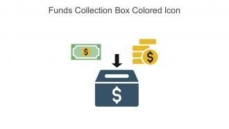 Funds Collection Box Colored Icon In Powerpoint Pptx Png And Editable Eps Format
