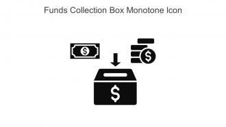 Funds Collection Box Monotone Icon In Powerpoint Pptx Png And Editable Eps Format