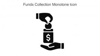 Funds Collection Monotone Icon In Powerpoint Pptx Png And Editable Eps Format