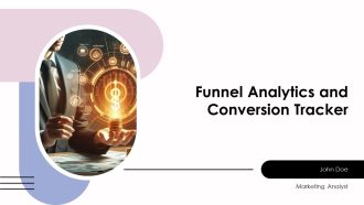 Funnel Analytics And Conversion Tracker PPT Example AT