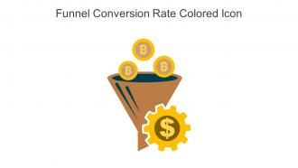 Funnel Conversion Rate Colored Icon In Powerpoint Pptx Png And Editable Eps Format