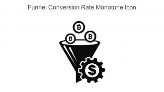 Funnel Conversion Rate Monotone Icon In Powerpoint Pptx Png And Editable Eps Format