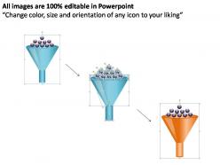 Funnel diagram editable powerpoint slides templates