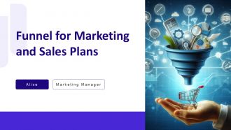 Funnel For Marketing And Sales Plans PPT Demonstration AT