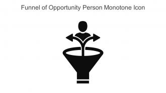 Funnel Of Opportunity Person Monotone Icon In Powerpoint Pptx Png And Editable Eps Format