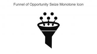 Funnel Of Opportunity Seize Monotone Icon In Powerpoint Pptx Png And Editable Eps Format