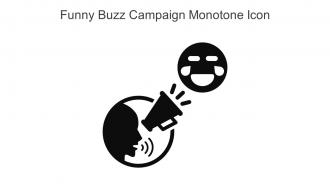 Funny Buzz Campaign Monotone Icon In Powerpoint Pptx Png And Editable Eps Format