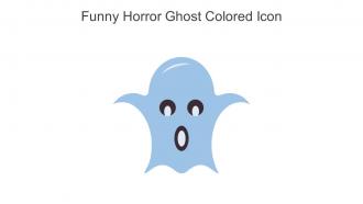 Funny Horror Ghost Colored Icon In Powerpoint Pptx Png And Editable Eps Format