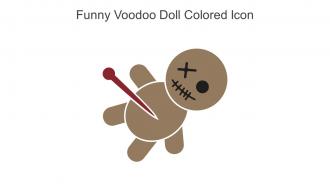 Funny Voodoo Doll Colored Icon In Powerpoint Pptx Png And Editable Eps Format