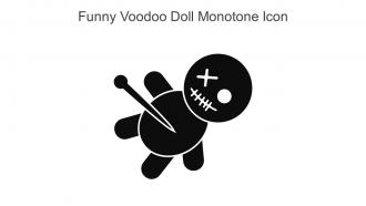 Funny Voodoo Doll Monotone Icon In Powerpoint Pptx Png And Editable Eps Format