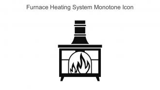 Furnace Heating System Monotone Icon In Powerpoint Pptx Png And Editable Eps Format