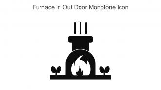 Furnace In Out Door Monotone Icon In Powerpoint Pptx Png And Editable Eps Format