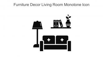 Furniture Decor Living Room Monotone Icon In Powerpoint Pptx Png And Editable Eps Format