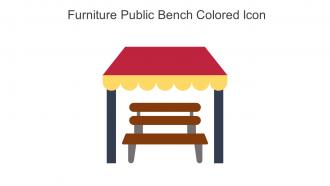 Furniture Public Bench Colored Icon In Powerpoint Pptx Png And Editable Eps Format