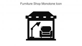 Furniture Shop Monotone Icon In Powerpoint Pptx Png And Editable Eps Format
