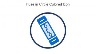 Fuse In Circle Colored Icon In Powerpoint Pptx Png And Editable Eps Format