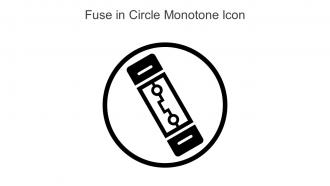 Fuse In Circle Monotone Icon In Powerpoint Pptx Png And Editable Eps Format