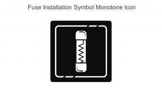Fuse Installation Symbol Monotone Icon In Powerpoint Pptx Png And Editable Eps Format