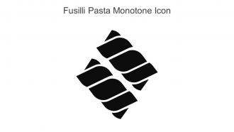 Fusilli Pasta Monotone Icon In Powerpoint Pptx Png And Editable Eps Format