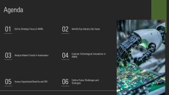 Future Automation AMR Applications Explored PPT Example AT Customizable Analytical