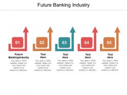 Future banking industry ppt powerpoint presentation summary slide portrait cpb