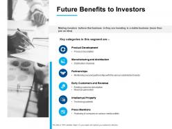 Future benefits to investors ppt powerpoint presentation infographic template layout ideas