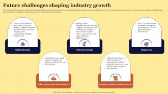 Future Challenges Shaping Industry Growth