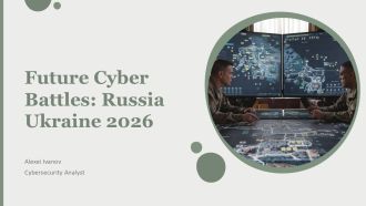 Future Cyber Battles Russia Ukraine 2026 PPT Demonstration AT
