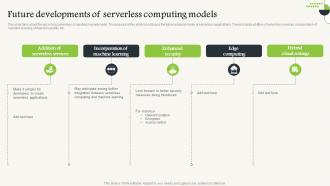 Future Developments Of Serverless Computing V2 Models