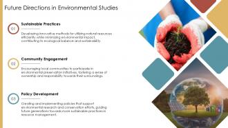 Future Directions In Environmental Studies PPT Sample ACP